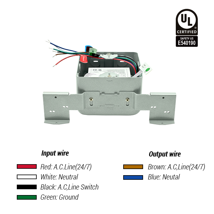 J-Box Emergency Battery Backup