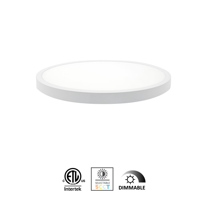 CL01- 11Inch 5CCT Alumiunm Flush Mount